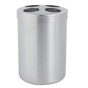 Imagem de Suporte de escova de dentes de aço inoxidável Suporte premium durável multifuncional Organizador de banheiro para escovas de dente Canetas de pasta de dente Master Guest Kids