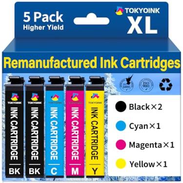 Imagem de Cartuchos de tinta 822XL remanufaturados de substituição para Epson 822XL cartuchos de tinta compatíveis com cartucho 822 XL T822XL para impressora Workforce Pro WF-3820 WF-4830 WF-4820 WF-4830 WF
