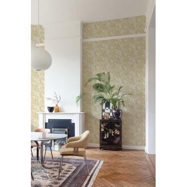 Imagem de Papel de Parede Maison Folhagem Amarelo MN2010