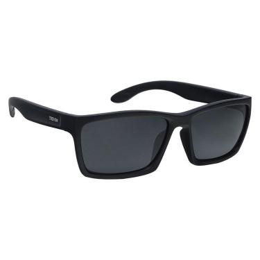 Imagem de Óculos De Sol Masculino Polarizado Não Quebra Flexível Quadrado Adulto Preto Fosco Tremix 919-Masculino