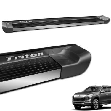 Imagem de Estribo Lateral L200 Triton Sport 2017 a 2025 Prata Personalizado
