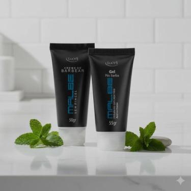 Imagem de Kit Barba Masculino Creme Barbear E Gel Pós-barba Aloe Vera - Botica B