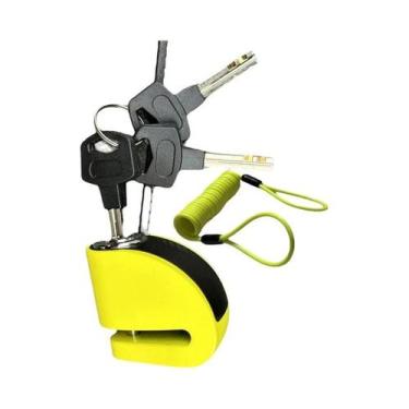 Imagem de Cadeado De Liga De Zinco Para Moto, Bicicleta, Carrinho De Bebê E Pati