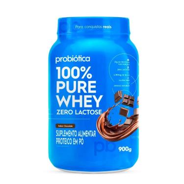 Imagem de 100% Pure Whey Zero Lactose 900g Probiótica-Unissex