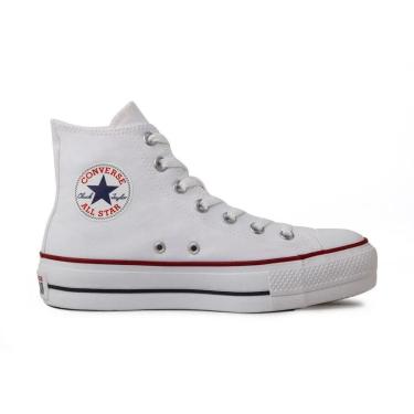 Imagem de Tênis Bota All Star Chuck Taylor Lift Branco Clássico Skate-Unissex