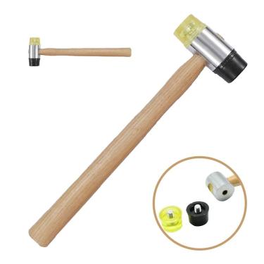 Imagem de Martelo Intercambiavel Luthier Cabo De Madeira Marcenaria Artesanato Reparo Manutencao Montagem Moveis Obra Construcao