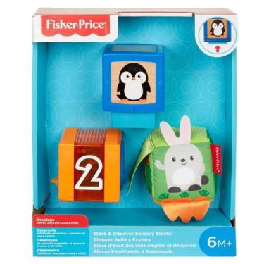 Imagem de Blocos Didáticos Empilhando e Explorando - Fisher Price