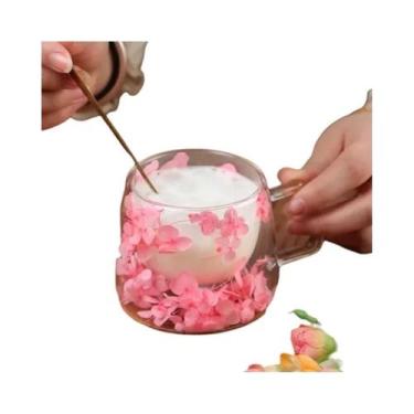 Imagem de Copo De Café De Vidro Transparente Com Dupla Parede De 200ML, Isolante