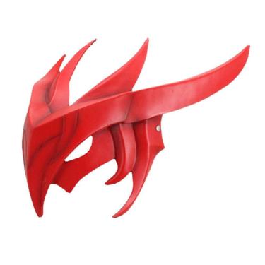 Imagem de Máscara facial League of Legends Yone Red Demon Warrior Resin