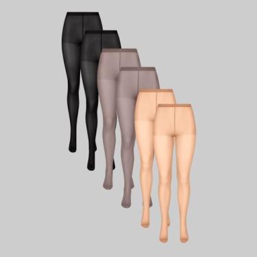 Imagem de Kit 6 Pares de Meias Calças Lupo Loba Invisível 05870-001, Natural p, 