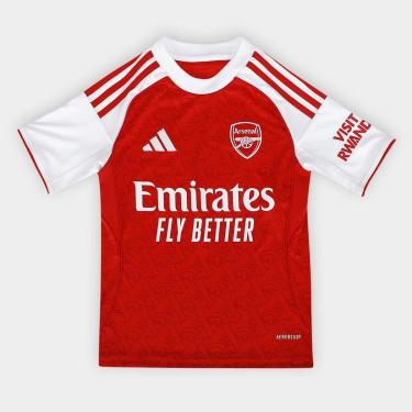 Imagem de Camisa Infantil Arsenal Home 25/26 s/n Torcedor Adidas-Unissex