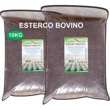 Imagem de Adubo E Composto Orgânico 10kg Esterco Bovino Leiteiro - AGROADUBO