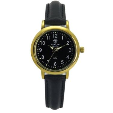 Imagem de Relógio Feminino Tuguir Analógico Imperium TG30500 Preto e Dourado