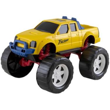 Imagem de Carrinho Furious Pick-Up Off Road Rodas Gigantes 31cm - Usual Brinqued