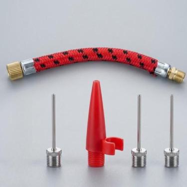 Imagem de Kit de Bicos E Mangueira Para Encher Inflar Bola de Futebol Balões Bex