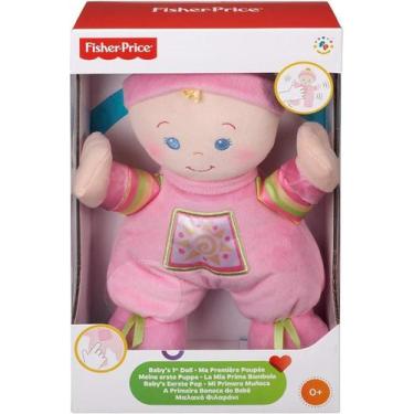 Imagem de Pelúcia A Primeira Boneca do Bebê Fisher-Price Mattel
