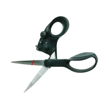 Imagem de Tesoura Profissional Com Guia a Laser Para Corte De Tecidos, Costura, 