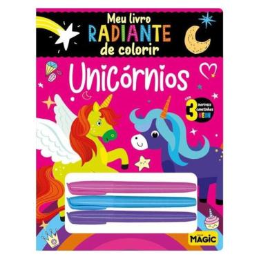 Imagem de Unicórnios - Meu Livro Radiante De Colorir