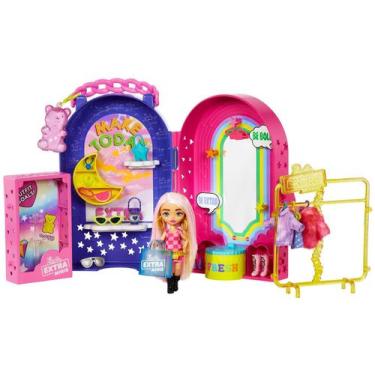 Imagem de Barbie Extra Minis Boutique com Boneca 20 Peças Hhn15 - Mattel, Colori