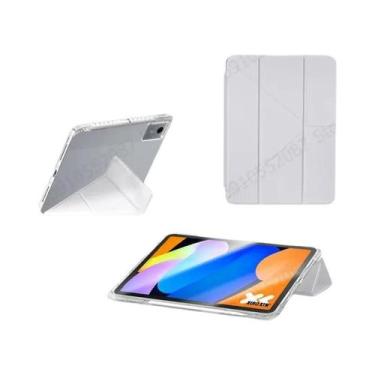 Imagem de Capa De Acrílico Transparente Lenovo Idea Tab 11 Com Suporte Para Cane