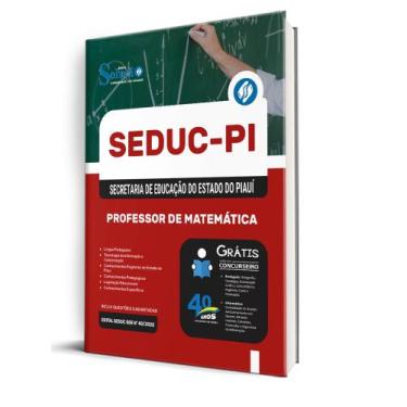 Imagem de Apostila SEDUC-PI - Professor de Matemática - Editora Solução