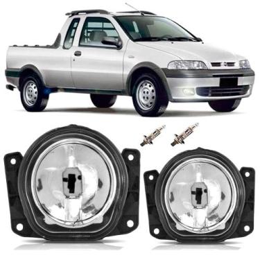 Imagem de Par Farol Milha Strada G2 2002 2003 2004 2005 2006 2007 - Outlet Car