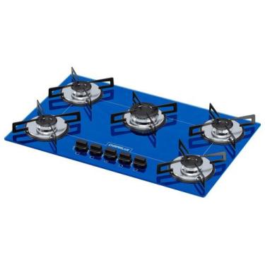 Imagem de Cooktop 5 bocas ultra chama azul gas natural chamalux, Bivolt
