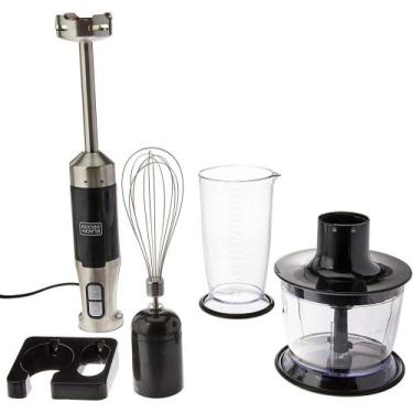 Imagem de Mixer Black + Decker 3 em 1 Prata e Preto 600W - MK600 2 Velocidades -