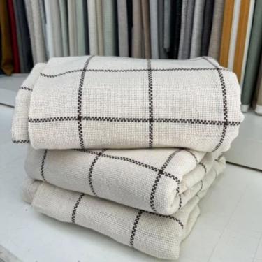 Imagem de Manta para Sofá 02 Grande 2 e 3 Lugares 100% Algodão 2 e 40x1 e 80 Kit 2 Peças Cru com...