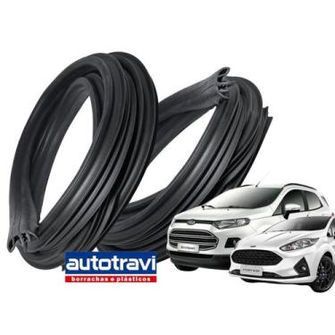 Imagem de Par de Borrachas Guarnição de Porta New Fiesta Nac./Mex. Nova Ecosport