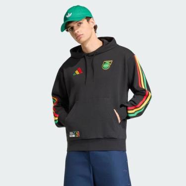 Imagem de Moletom Adidas Jamaica DNA Preto, GG