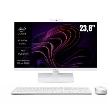 Imagem de Computador All In One 23.8 i5 12450H 16GB DDR4 SSD M.2 256GB com Tecla