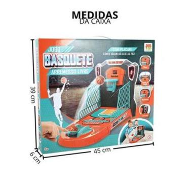 Imagem de Jogo de Basquete Arremesso Livre com Placar Eletrônico DM Toys DMT6806