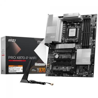 Imagem de Placa Mãe MSI PRO X870-P Wi-Fi, Chipset X870, AMD AM5, ATX, DDR5, PRO 