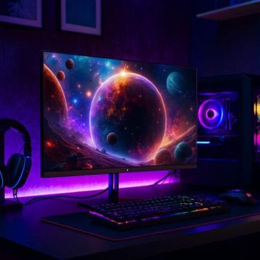 Imagem de Monitor Gamer 23.8 Polegadas 100Hz Full HD 1ms LED Conexões HDMI VGA I
