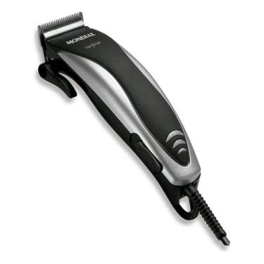 Imagem de Cortador de Cabelos Hair Stylo Mondial Preto/Prata CR-02
