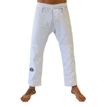 Imagem de Calça de Kimono Jiu Jitsu Rip Stop Branca - Keiko, A0, Branco, Unissex