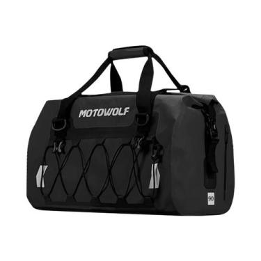 Imagem de Bolsa Impermeável Para Banco Traseiro De Motocicleta 40L 66L 90L, Duff