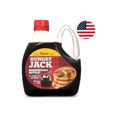 Imagem de Calda Panqueca e Waffle Hungry Jack Butter 710ml - EUA