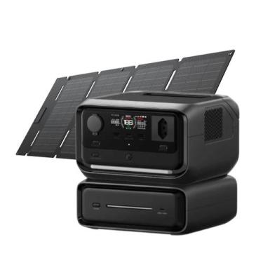 Imagem de River 3 Plus 600w + Bateria 286wh + Placa Solar 60w Ecoflow, 110V