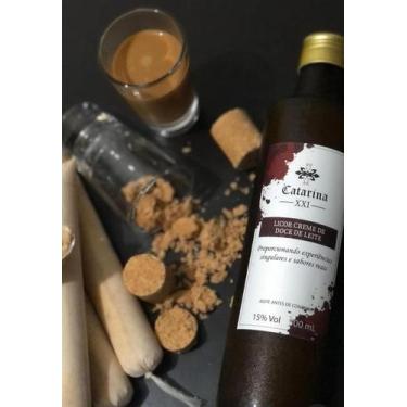 Imagem de Licor Catarina XXI sabor creme de doce de leite 500 ml
