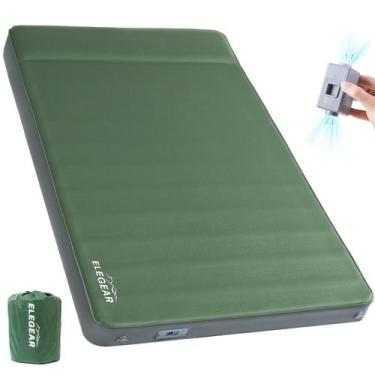 Imagem de Colchão de acampamento Elegear Air & Foam autoinflável com bomba