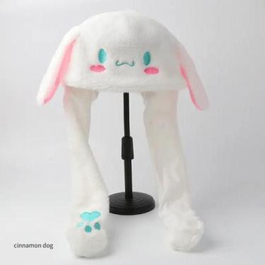 Imagem de Gorro Cinnamoroll Sanrio com Orelhas Longas de Pelúcia
