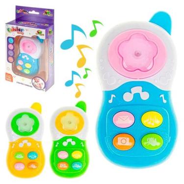 Imagem de Brinquedo Celular Baby Com Sons Musica Luz Infantil Telefone Bebê Pres