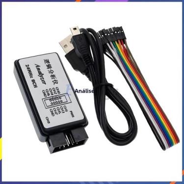 Imagem de Estardyn USB Analisador Lógico, Depurador para ARM FPGA Logic, 24MHz, 