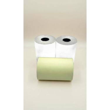 Imagem de Bobina Térmica 57mm x 16m Cx C/ 100 Rolos Amarelo - Congratulations St