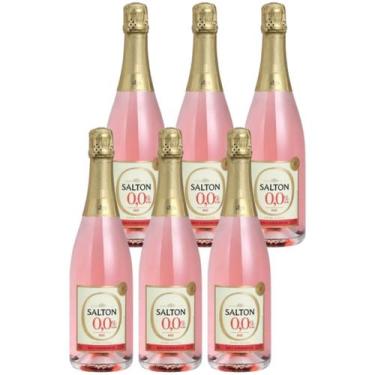 Imagem de Kit 6 Espumante Salton 0% Alcool Rose Gaseificado 750ML
