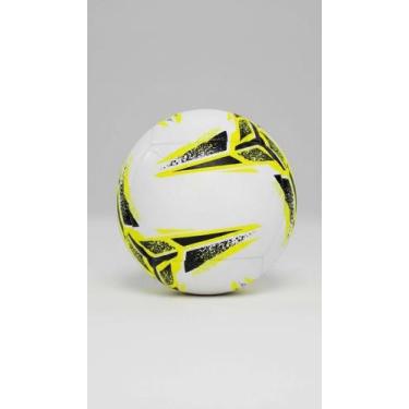 Imagem de Bola Futsal S/ Costura Amarela Branca Preta - Congratulations Store