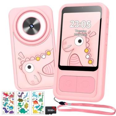 Imagem de Telefone Infantil Pnooe Dinossauro com Tela Touchscreen de 2,8" e Câme