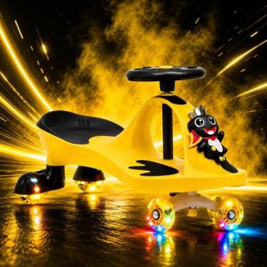 Imagem de Carrinho Gira 360º Bh Store Sapinho Feliz Car Rodinha De Led Rolimã - 